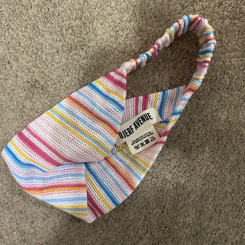 Djerf Avenue Rainbow Headband - NWOT